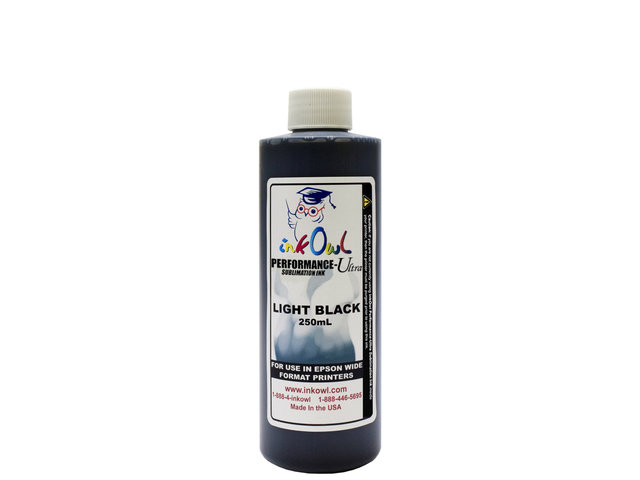 250ml LIGHT BLACK Performance-Ultra Sublimation Ink for Epson Wide Format Printers